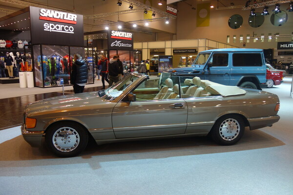 Cabrioumbau von SGS auf der Basis eines Mercedes-Benz C 126 - Essen Motor Show 2022