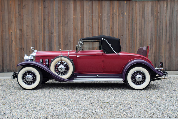 Bild: Cadillac 370A V12 Convertible Coupé (1931) - als Lot 44 an der Versteigerung der Oldtimer Galerie auf dem Dolder am 16. Juni 2018