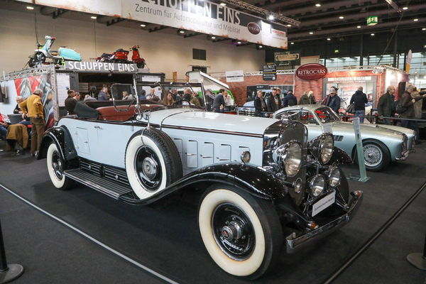 Cadillac 452 V16 Roadster (1930) - vollständig restauriert, gesehen bei der Oldtimer Galerie Bremen - Bremen Classic Motorshow 2023