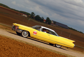 Cadillac Coupé (1962) an der RAID Suisse-Paris 2016