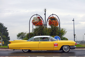 Cadillac Coupé (1962) an der RAID Suisse-Paris 2016