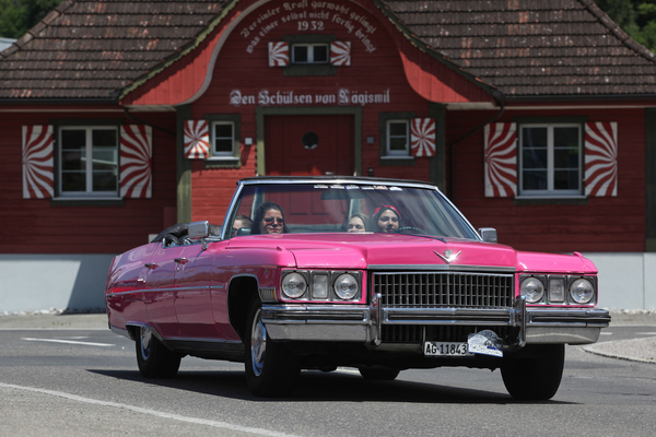 Cadillac Deville 7,7 Litre (1973) - Cabriolet bei den Passagierfahrten - Oldtimer in Obwalden (O-iO) 2019