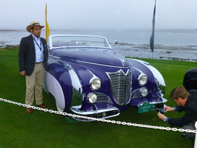 Cadillac Series 62 Saoutchik Cabriolet (1948) - Erinnerungsfoto - Pebble Beach 2012 (F-07)