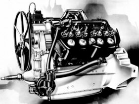 Cadillac Type 51 (1915) – Der V8 mit Lüfterrad und Kühlwasserschläuchen