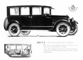 Cadillac Type 61 Seven Passenger Suburban (1922) – Innenlenker für sieben Passagiere