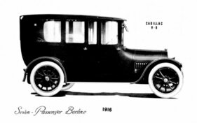Cadillac V-8 Seven-Passenger Berline (1916) – mit Trennscheibe
