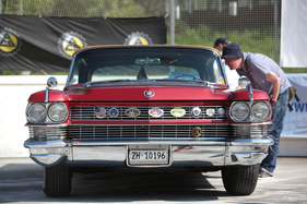 Cadillac - immer noch viel Chromschmuck - Dolder Classics September 2016