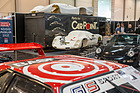 Car Point with matching target on the M1 roof - Techno Classica 2023