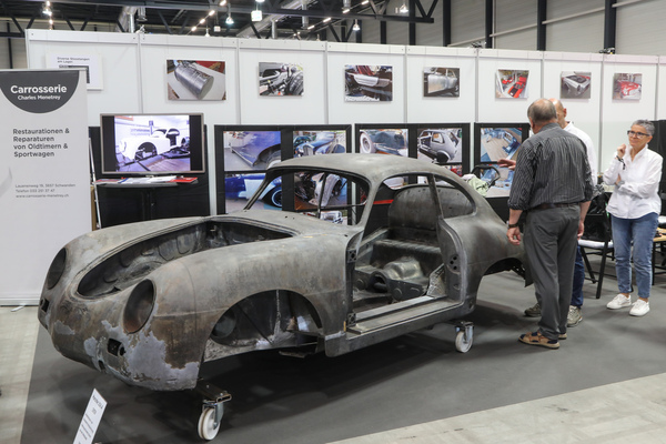Carosserie Charles Menetrey showed this almost unrestored Porsche 356 - Swiss Classic World Lucerne 2023
