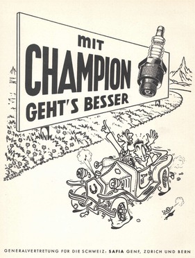 Champion (1950) - Advertising from the year 1950 - (1950)
