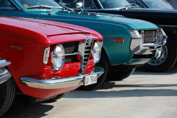 Charaktergesichter - Alfa Romeo Giulia GT und Toyota Celica - Dolder Classics September 2020