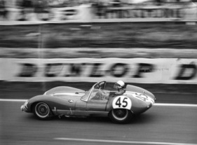 Charles Vögele in Le Mans 1960 im Lola Mk.1 mit Startnummer 45