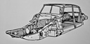 Chassis mit Motorlager (© Archiv Gerhard Schütz, 2025) Chassis mit Motorlager (© Archiv Gerhard Schütz, 2025)