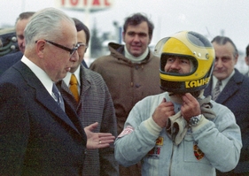 Chauffeur und Präsident sind bereit