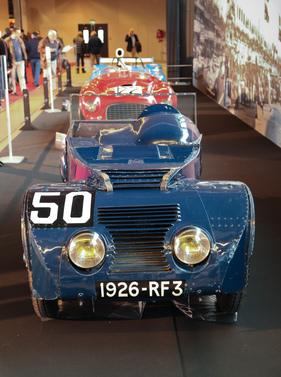 Chenard & Walker Tank (1925) - und spätere Teilnehmer der 24 Stunden von Le Mans - Sonderschau "110 Jahre ACO" - Rétromobile Paris 2016
