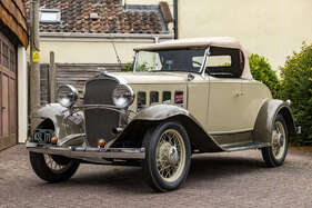 Chevrolet BA Confederate DeLuxe Sport Roadster (1932) - als Lot 287 angeboten anlässlich des Silverstone Auctions "The Dawn of Motoring Sale" am 4. August 2023