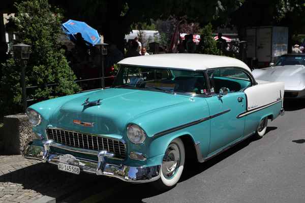 Chevrolet Bel Air (1955) - als Hardtop Coupé - Oldtimer in Obwalden (O-iO) 2019