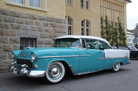 Chevrolet Bel Air 2 Door Hardtop Coupé (1955) - am Treffen Oldtimer in Obwalden (O-iO) 2018