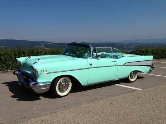 Bild: Chevrolet Bel Air Convertible (1957) - an der "Extravaganza"-Versteigerung 2024 der Dutch Auction Company