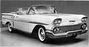 Chevrolet Bel Air Impala Convertible (1958) - populärer Amerikaner in Luxusausführung - Genfer Autosalon 1958