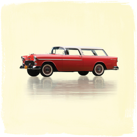 Chevrolet Bel Air Nomad (1955) - als Lot 203 an der RM / Sotheby's Versteigerung der Andrews Collection am 2. Mai 2015