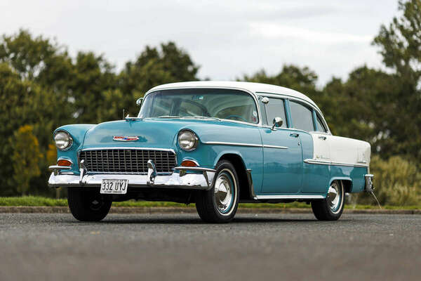 Chevrolet Bel-Air Saloon - V8 (1955) - als Lot 706 angeboten anlässlich Silverstone Auctions “NEC Classic Motor Show Sale" am 12. November 2022