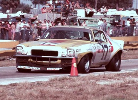Chevrolet Camaro (1972) - Dieser Camaro war Klassensieger und beendete das Rennen auf dem hervorragenden Platz 10 (12 Stunden von Sebring 1972)