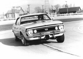 Chevrolet Camaro SS (1966) - bei Testfahrten unterwegs
