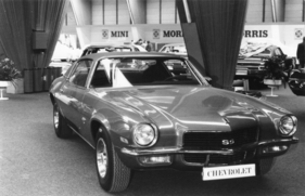 Chevrolet Camaro SS (1971) - nur dezent im Detail modifziert zeigt sich der Camaro am Genfer Autosalon 1971