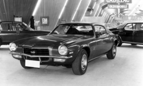 Chevrolet Camaro SS 350 am Genfer Automobilsalon 1972 - leichte Detailänderungen für das Jahr 1972