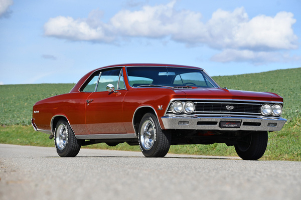 Bild: Chevrolet Chevelle SS 396 (1966) - als Lot 25 angeboten an der Swiss Classic World Versteigerung der Oldtimer Galerie Toffen in Luzern am 3. Juni 2023