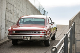 Chevrolet Chevelle Super Sport 396 Coupe (1966) – ähnelt von hinten dem Konzernbruder Pontiac GTO