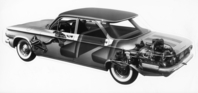 Chevrolet Corvair (1959) - Durchsichtszeichnung
