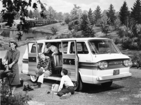 Chevrolet Corvair Greenbrier Sports Wagon (1961) - der Bus im Stile des VW-Bus