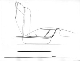 Chevrolet Corvair Testudo Bertone (1963) - Skizze von damals