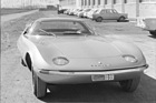 Chevrolet Corvair Testudo Bertone (1963) - frühe Aufnahme, noch mit dem Corvair-Schriftzug auf dem Bug