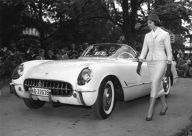 Chevrolet Corvette (1954) - 6. Platz beim Concours d'Elégance von Genf im Jahr 1954