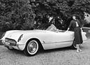 Chevrolet Corvette (1954) - die Corvette macht am Concours d'Elégance in Genf am 29. Mai 1954 eine gute Figur