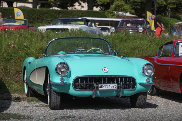 Chevrolet Corvette (1956) - bereits mit V8-Motor - Albisgütli Classic Cars & Bikes August 2022
