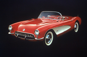 Chevrolet Corvette (1957) - die Front und die Flanken wurden bereits 1956 modifiziert