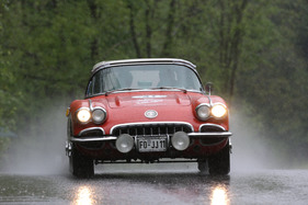 Chevrolet Corvette (1958) - am Start in der Sportwagenklasse  - Gaisbergrennen 2013 - Berglauf auf den Gaisberg am Freitag
