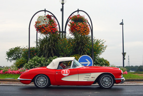 Chevrolet Corvette (1959) an der RAID Suisse-Paris 2016