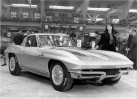 Chevrolet Corvette (1962) - die neue Corvette als Coupé am Salon Turin 1962s