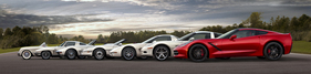 Chevrolet Corvette (2013) - sieben Generationen Corvette - C1 bis C7