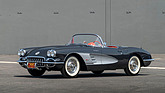 Bild: Chevrolet Corvette 283/250 (1958) - als Lot 256 an der Broad-Arrow-Versteigerung am Monterey Jet Center 2024