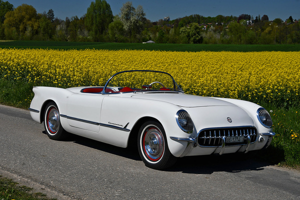Image: Chevrolet Corvette C1 (1954) - offered as Lot 02 at the auction of the Oldtimer Gallery at the Swiss Classic World Lucerne on May 28, 2022