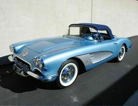 Chevrolet Corvette C1 (1958) - an der Catawiki-Online-Versteigerung "Concours d'Elegance exklusiv" (Feb/März 2022)