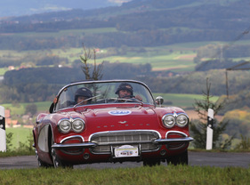 Chevrolet Corvette C1 (1961) am Michaelskreuzrennen 2011 (Startnummer 278)