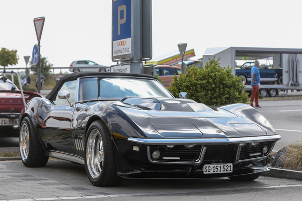 Chevrolet Corvette C3 (1970) - noch mit Chrom - Fantastic Plastic Rickenbach 2023