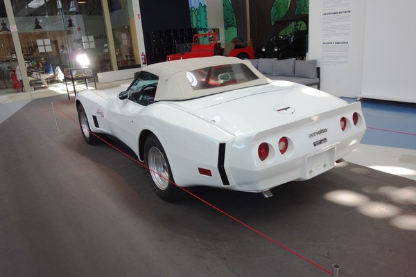 Chevrolet Corvette Duntov Turbo Convertible (1981) – Sonderausstellung "Chevrolet Corvette – A Legend Turns 70" in der Autoworld Brüssel
